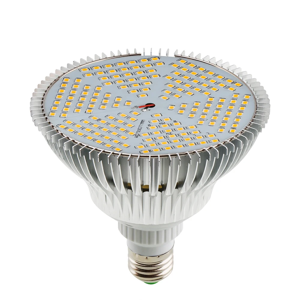 LED 성장 조명 전체 스펙트럼 따뜻한 흰색 성장 램프, 실내 성장 상자 식물용 Fitolamp 꽃 전구, 묘목 조명 E27, 120W