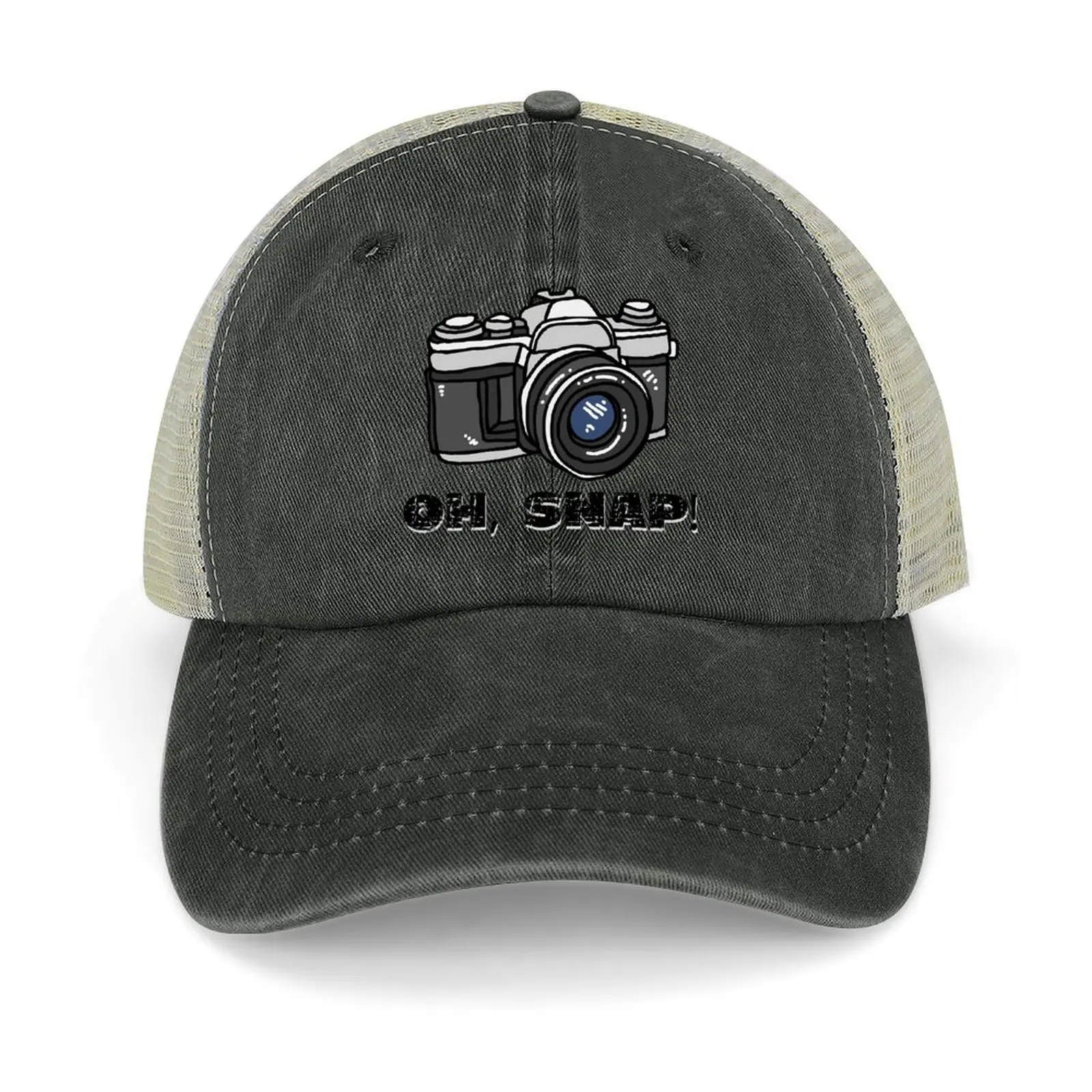 

Oh Snap! Photographer Vintage Camera Design Cowboy Hat Sun Hat For Children Hat Baseball Cap Girl'S Hats Men's