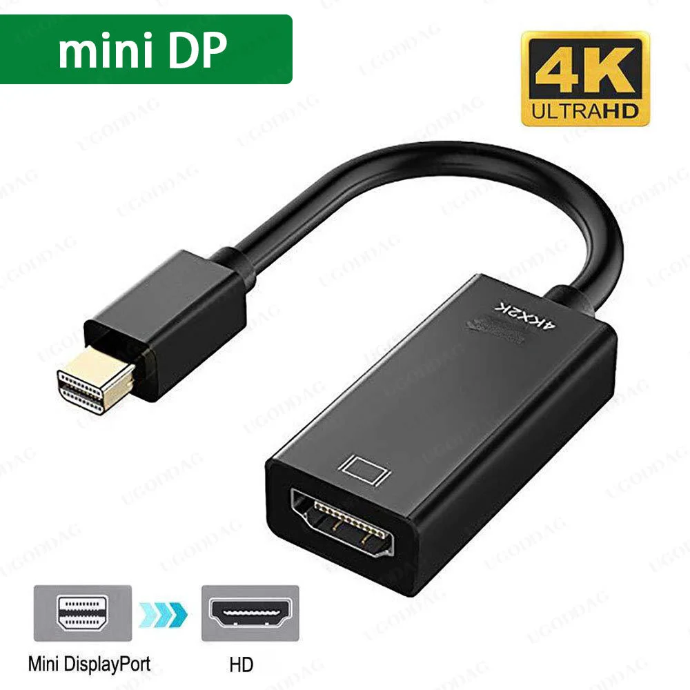 Adaptador Mini DisplayPort a HDMI para Mac y PC, compatible con