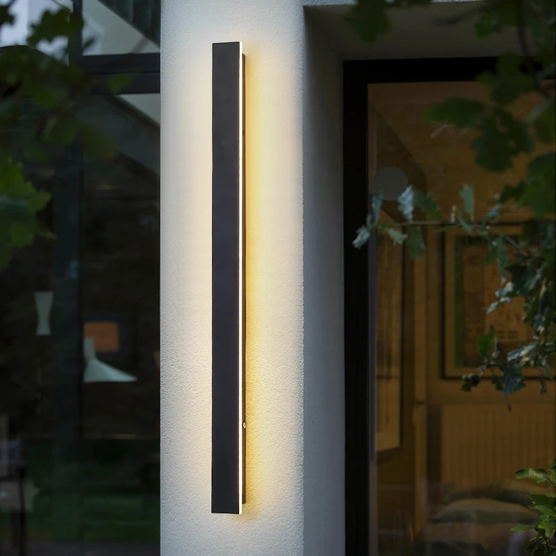 

Outdoor strip waterproof wall light led wall washing light Villa garden light Outdoor balcony door wall washing light IP65