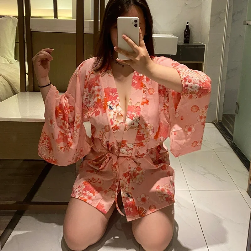 Sexy Kimono-Dessous-Set für Damen, Übergröße, erotisches Kleid für Sex, Babydoll, Cupless, ouvert, Porno, Fantasy-Dessous, sexy Kostüme 1