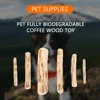Durable Coffee Wood Chew Stick for Dogs - Natural Anxiety Relief & Teeth Cleaning Pet Toy 4