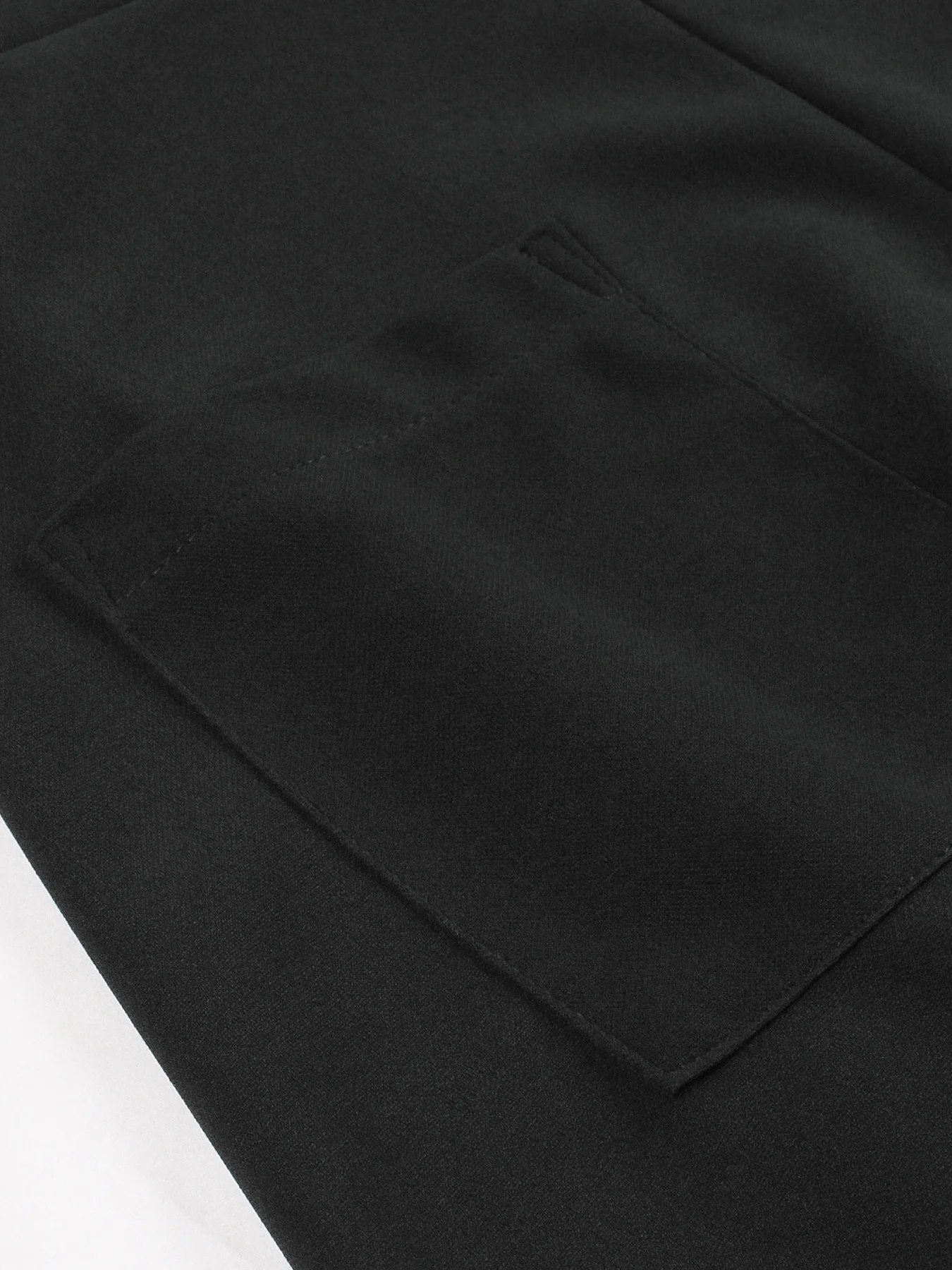 Tonval One Pocket Front Buttons Side Swing Skirt 2025 Vintage Clothes for Women Green Elegant Plain Skirts