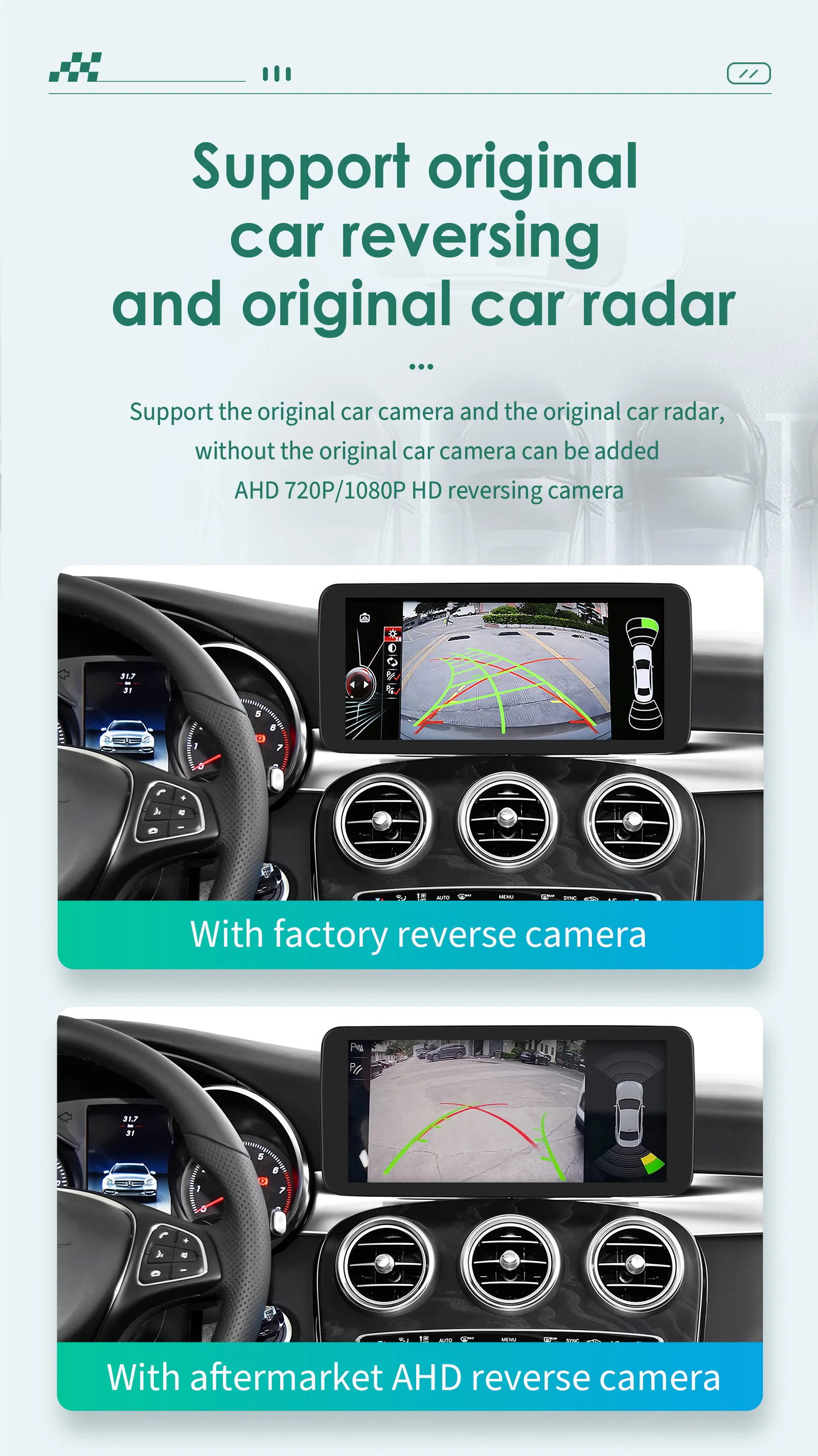 10,25-Zoll-Android-Autoradio für Mercedes Benz C-Klasse W205 GLC X253 NTG 5.0 2015 - 2018 Multimedia-Player GPS intelligentes Carplay – Detail 15