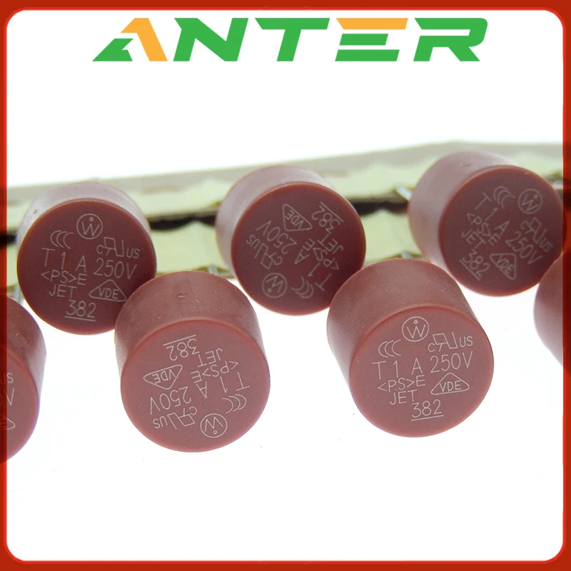 10PCS Round Fuse Slow Blow 500mA 1A 2A 2.5A 3.15A 4A 5A 6.3A 8A 10A 250V 382 Plastic T2A LCD TV Power Board round fuse