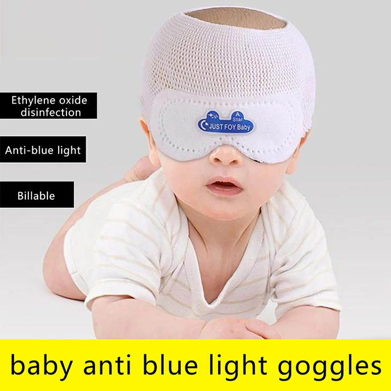 

Newborn Phototherapy Protective Eye Mask Baby Anti-Blue Light Sunproof Eye Cover Phototherapy Blue Light Baby Masks 1Pc