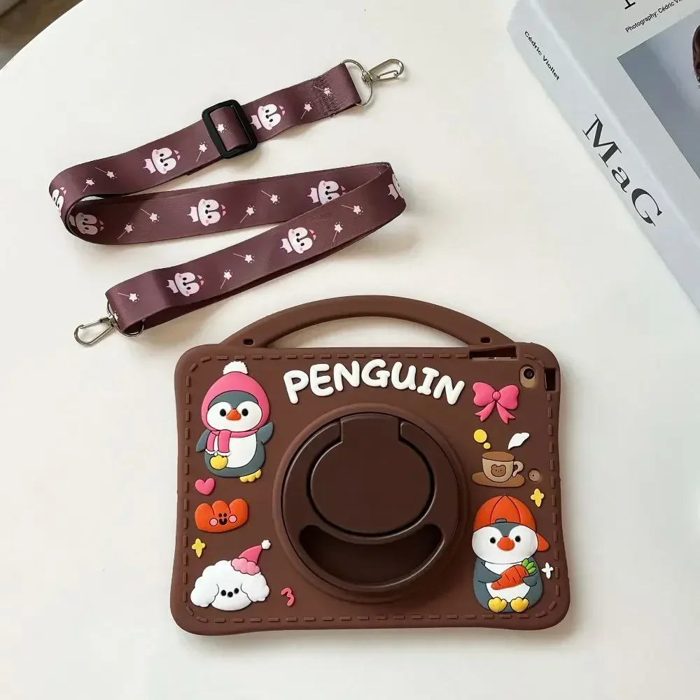 Kids' Cute Penguins iPad Case with Stand
