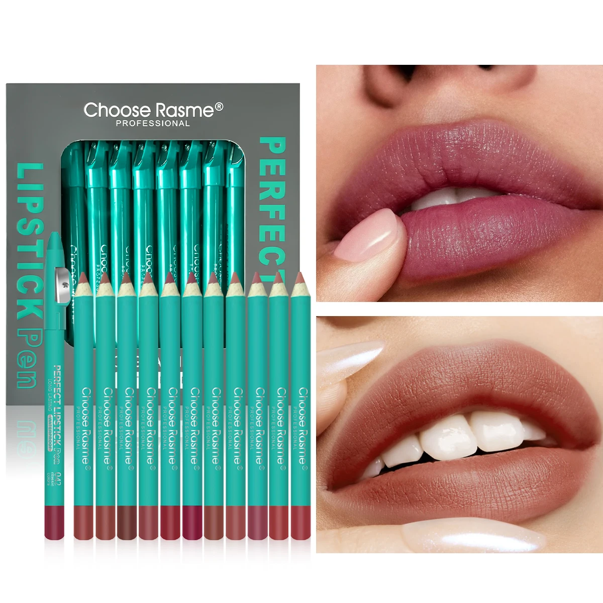 12 pcs Lip Liner Pencil Set Matte Lipliner Pencil Lipstick Waterproof Long Lasting  Nude Contour Lipstick Pen Lip Tint Cosmetics 2