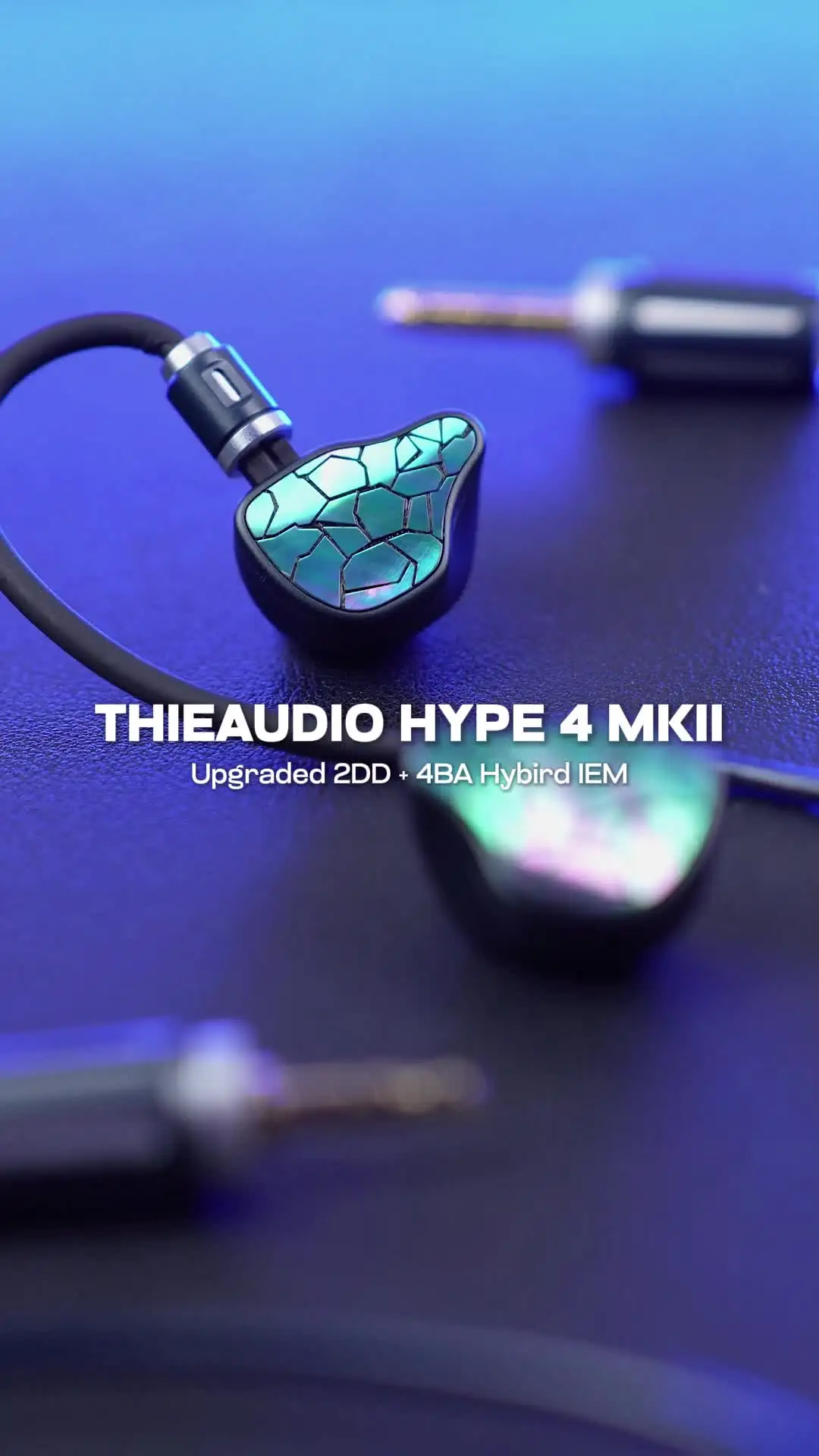 THIEAUDIO HYPE 4 MKII Upgraded 2DD + 4BA Hybrid IEM with