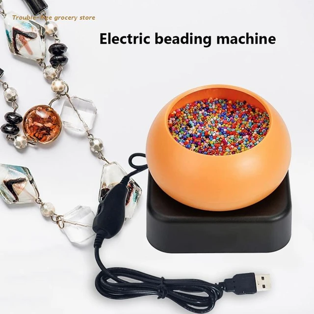 Automatic Bead Spinner Electric Beading Bowl Spinner Adjustable Direction Spinning  Bead Loader for DIY Bracelet Jewelry Necklace - AliExpress