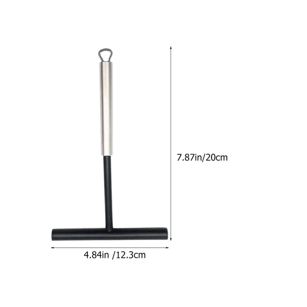 Pancake Tool 2Pcs Crepes Distributors Silicone Stainless Steel Spatula Spreader For Pancakes Baking