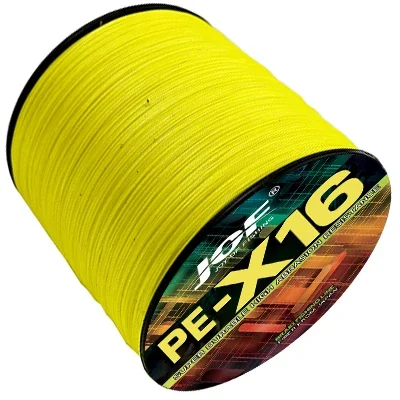 Ultra-Durable Braided Fishing Line - X16 Super Strong, HollowCore, Multifilament, 100-1000M, 11.3-91kg