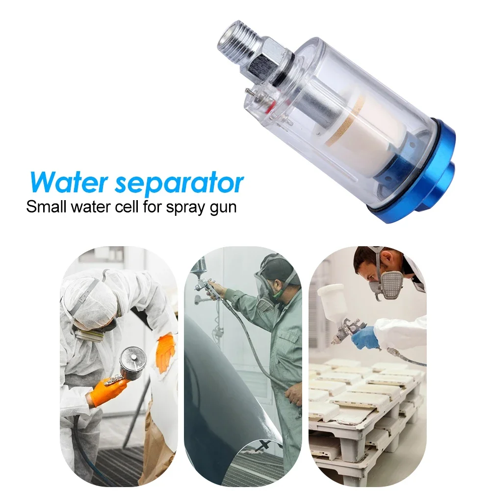 1/4 Inch Air Compressor Water Oil Separator Spray Paint Gun Oil Water Separation Filter Pneumatic Tool Moisture Trap Air Filter