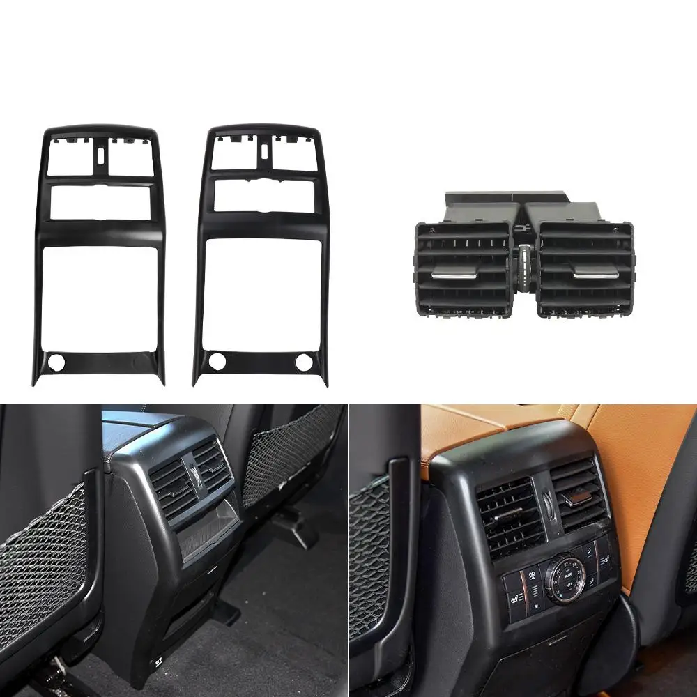 

Rear Center Console Air Conditioning Ventilation Grille Air Outlet Frame Fit Repair KitFor Mercedes Benz W166 W292 ML GLE GLS