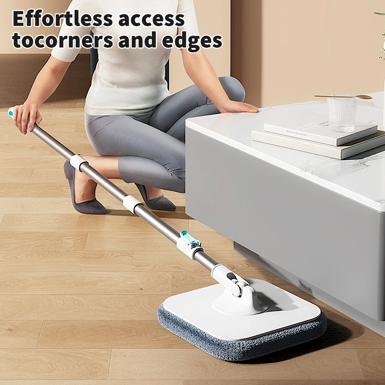 Mopp Ersatz Tuch Rotierenden Hand Frei Mopp Eimer Ersetzen Tuch Flache Mopp Tuch Starke Dekontamination Reinigung Werkzeuge – Detail 8