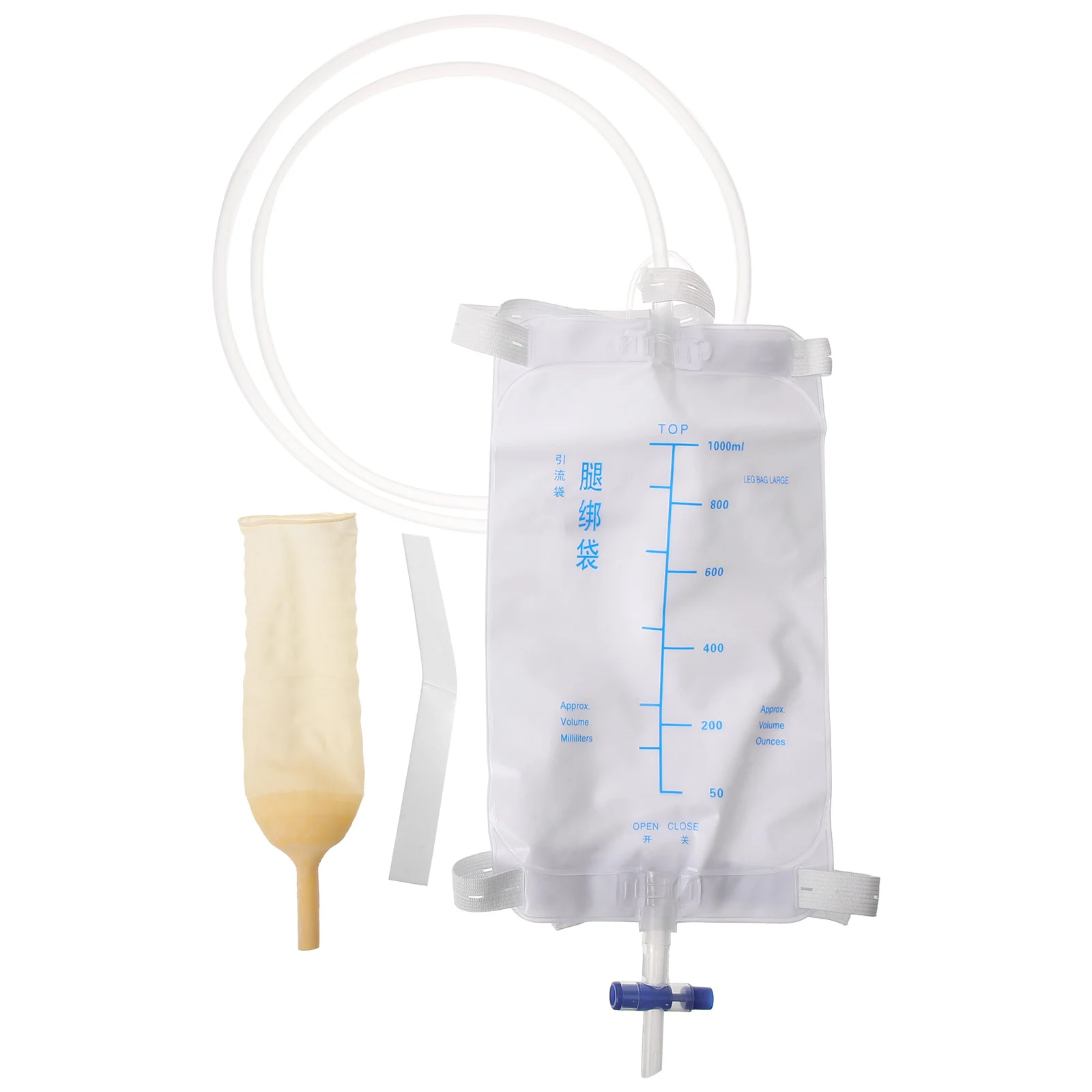Urine Bags for Men Cathether Drainage Long Catheter Postoperation Supply Emulsion Leg