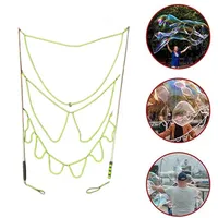3 Style Bubble Rope Stainless Steel Giant Bubble Maker Wand Telescopic Design Bubble Party Favors Outdoor Activity for Children 1