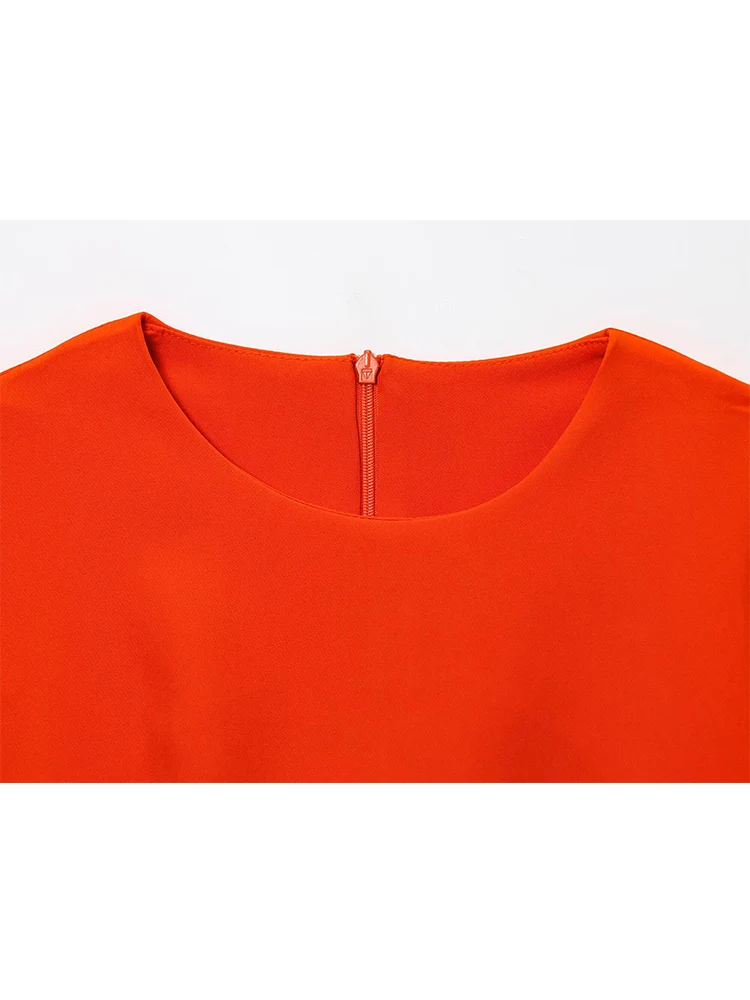 TFMLN Solid Women A-line Mini Dress Fashion Sleeveless Casual Slim Fit Party Dress New 2025 Elegant Commute Short Dresses