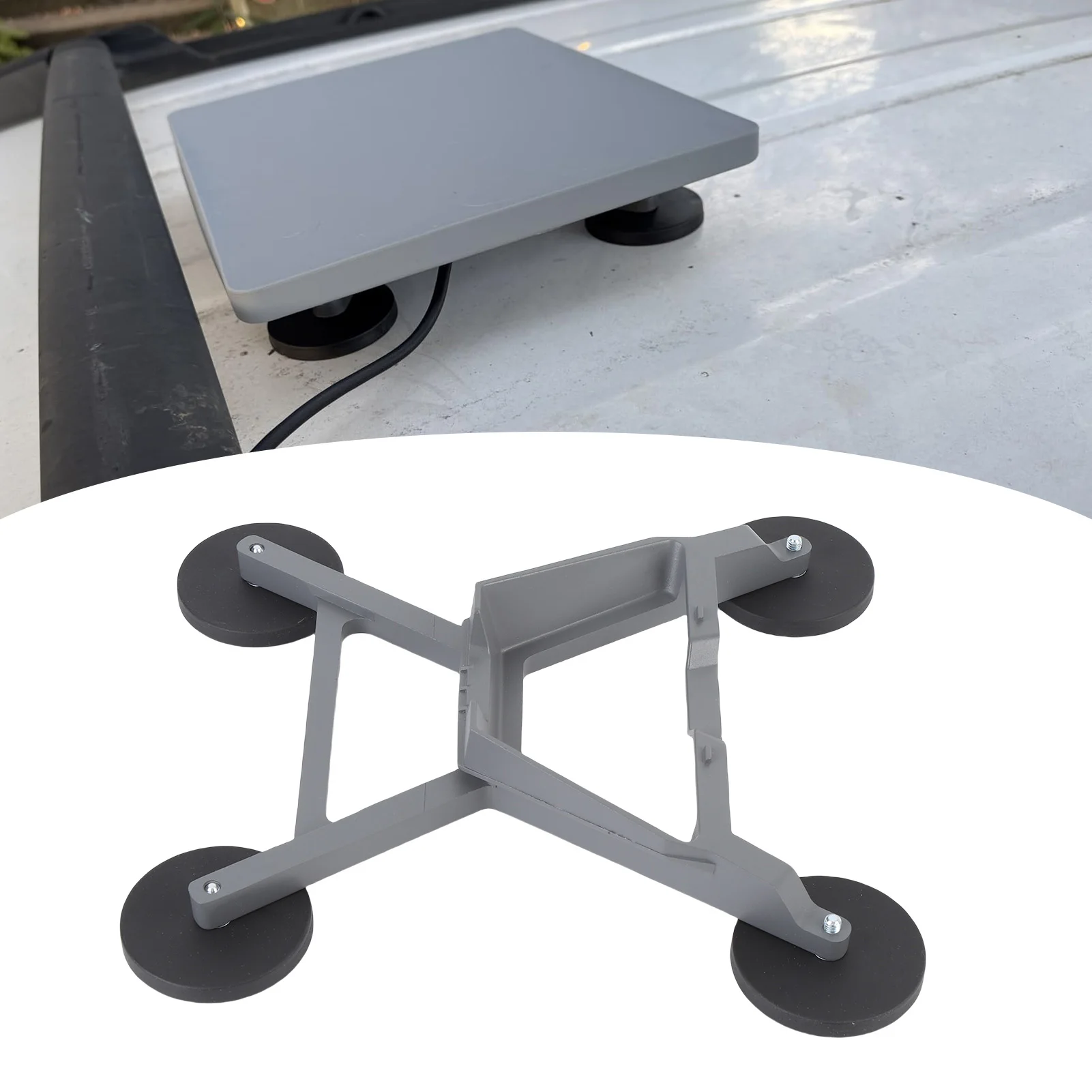 Magnetic Quick Release Roof Mount Aerodynamic Magnetic Car Roof Mount Strong Magnetic Force Weather Proof for Camping Vehicles