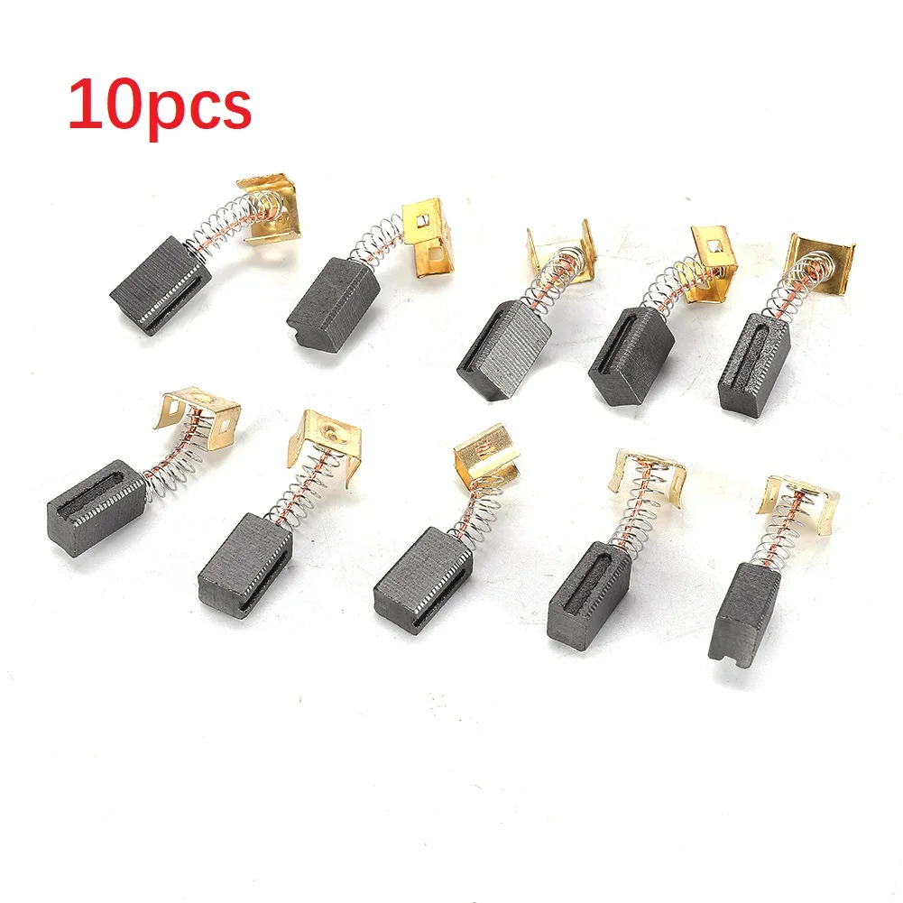 10pcs Carbon Brushes 6.4*7.9*12.5mm Angle Grinders Replacement Parts For Black Decker CD105 CD110 CD115 KG900 KG725 AST6 AST15 improve the functionality of your power tools with 10pcs carbon brushes for cd115 angle grinders cd105 cd110 kg900