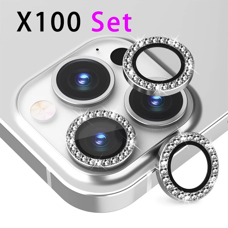 Diamond Glass Camera Lens Protector For Iphone 13 12 Mini Lens Glass 11