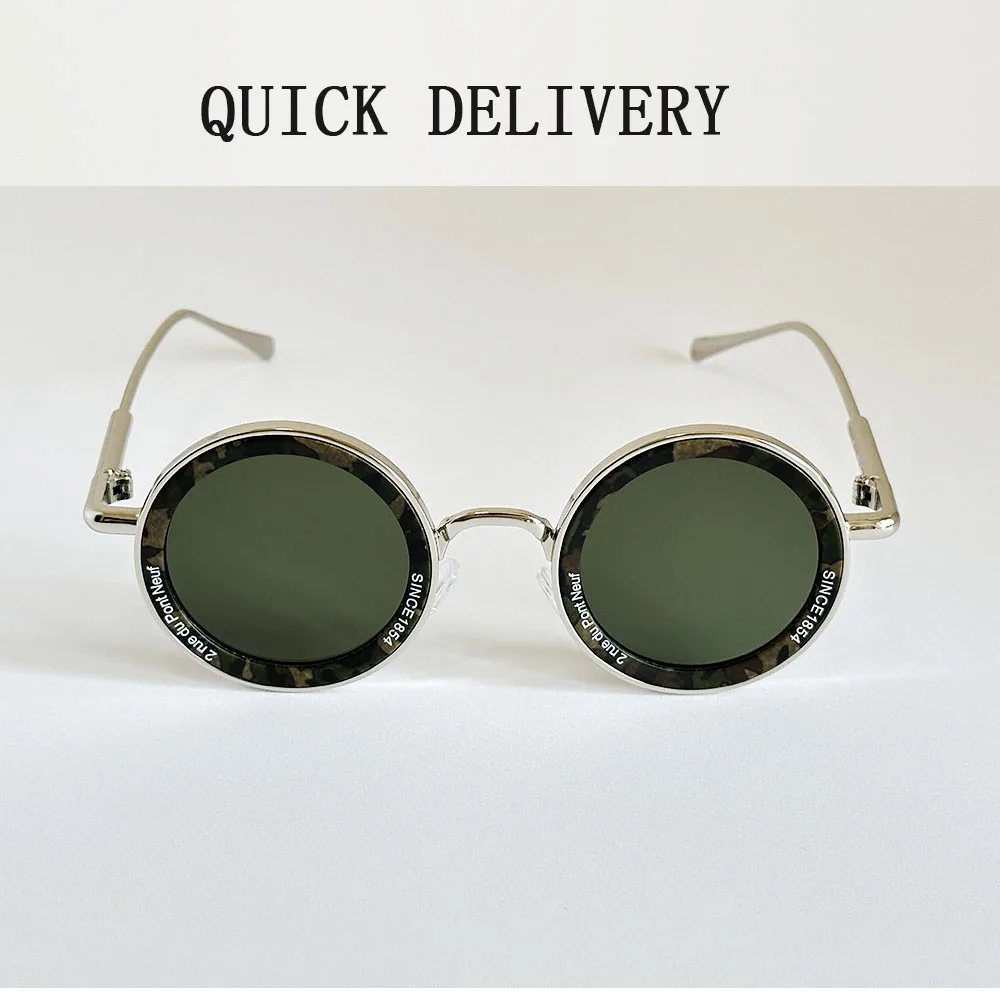 Retro Steampunk Sonnenbrille Männer Luxus Runde Sonnenbrille Frauen 2025, Punk Mode Gläser Lunette De Soleil Homme Lentes De Sol Mujer – Detail 15