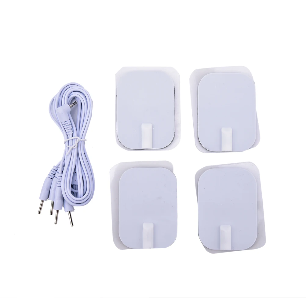 4pcs/set High Quality Units Electrodes Pads + Wires Cable Replacement