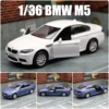 1/36 BMW M5 Sedan Toy Car Model For Children RMZ City Diecast Alloy Metal Miniature Pull Back Collection Gift For Boys Kid 1