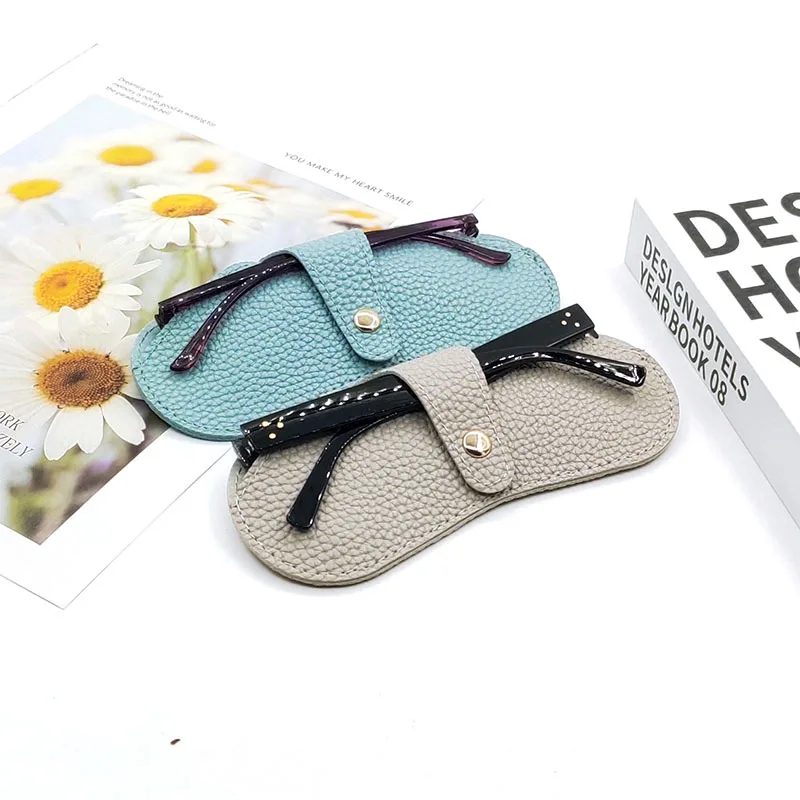 Elegant Women's Leather Glasses Case - Soft, Fashionable & Portable Eyewear Accessory