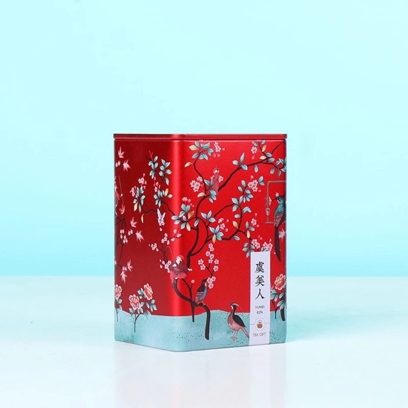 Vintage Tea Sealed Box Kitchen Storage Container tea tin box tea canister