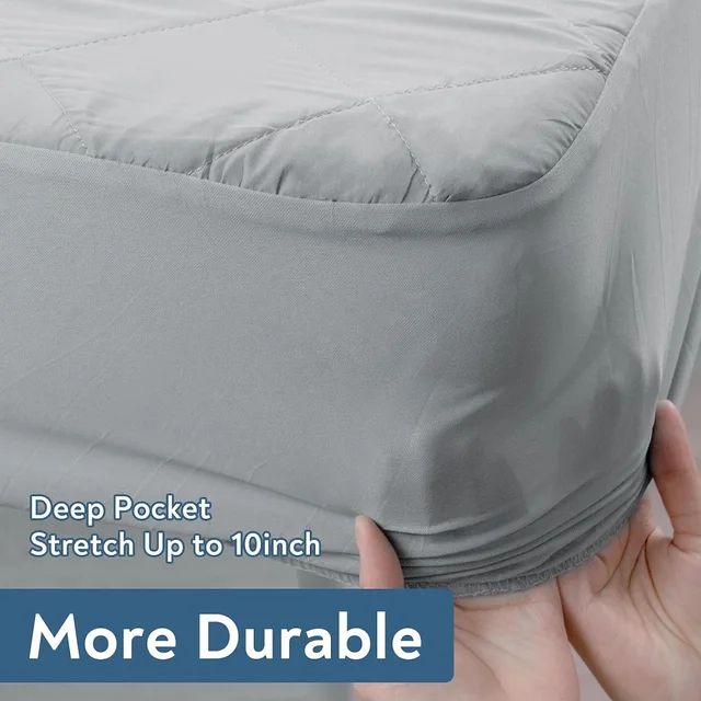 Couvre-Matelas CPull Imperméable, Protecteur de Lit, Ultra Doux, Respirant, pour Bébés et Tout-Petits, Absorbant 402, 1 Pièce 5