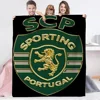 Camping Blanket Bed Portuguese Sporting Football Clubs Logo Home and Decoration Bed Throw Blankets Sofa Cover Blanket for Sofas 2