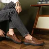 SURGUT Men's Casual Shoes Spring Autumn Genuine Leather Handmade Comfortable Men Lightweight Versatile Daily Shoes Size 38-46 4