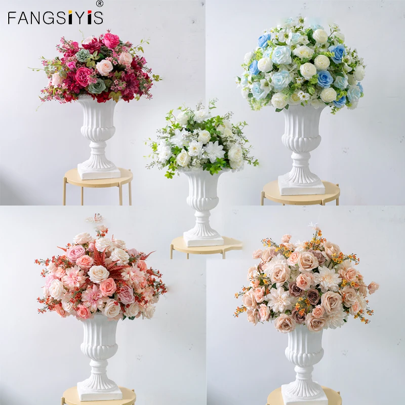 LuxuryWhitePinkWeddingTableCenterpiecesBallArtificialPeonyRoseFlowerArrangementStageFloorFlowersEventPartyProps-AliExpress15