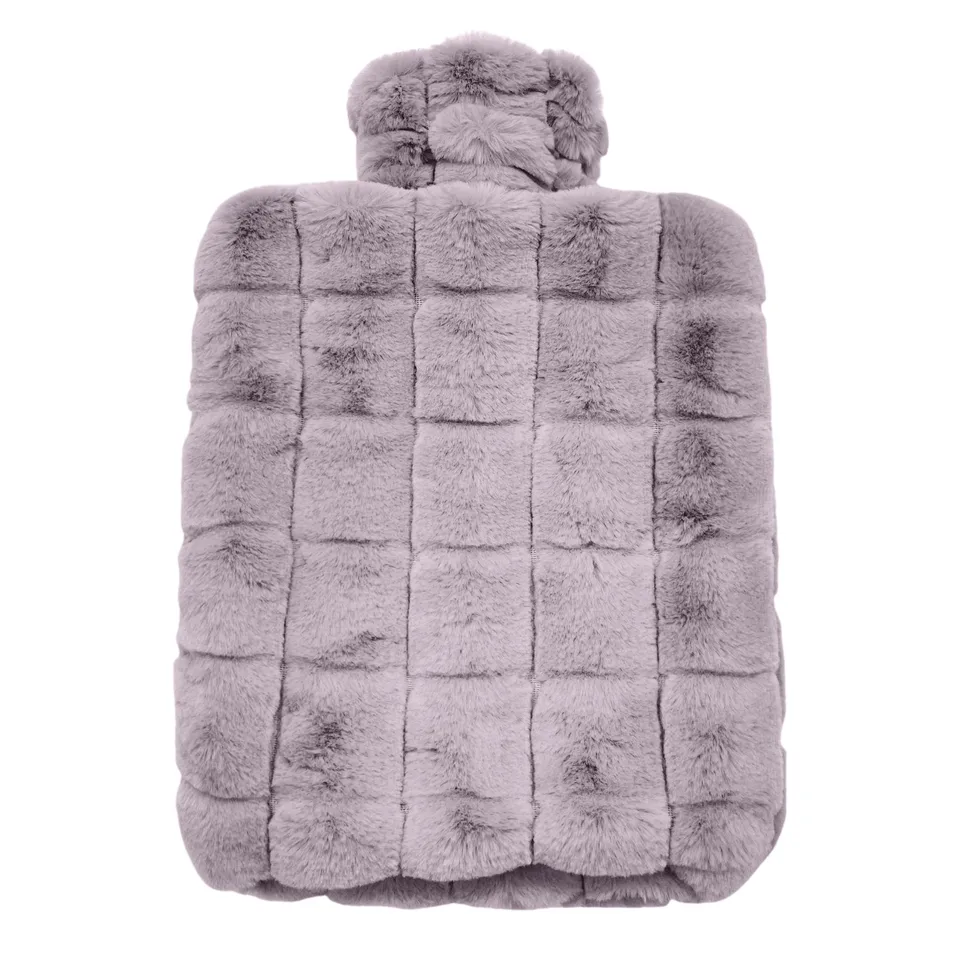 Comfortable 1L Hot Water Bottle with Furry Cover