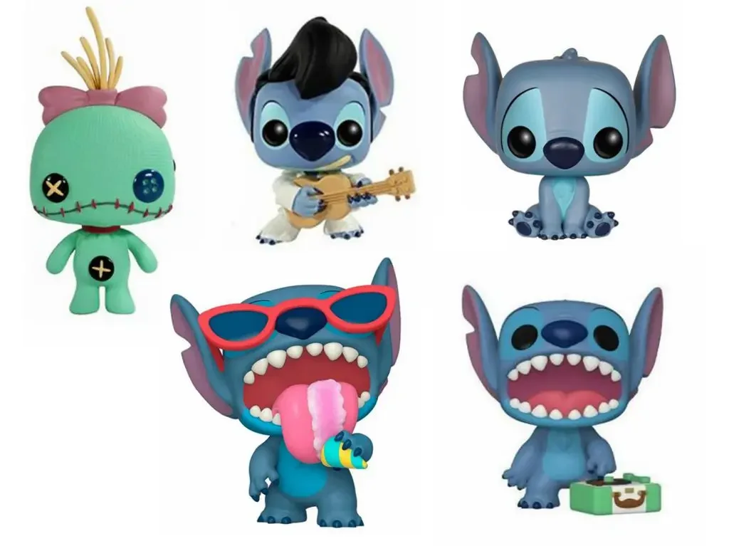 Funko Pop Scrump 126 # Elvis Stitch 127 # Summer Stitch 636 # Stitch 159 # Action Figures Model Toys For Children Birthday Gift