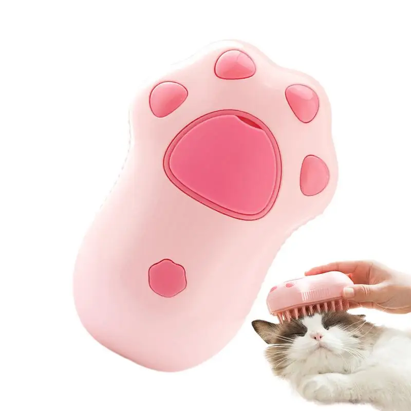 

Pet Spray Comb Cute Paw Shape Hair Brush Pet Spray Comb Flyaway Hair Prevention Cat Grooming Brush Dog Grooming Supplies