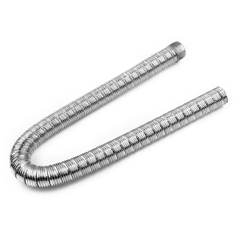 Exhaust Hose Pipe Tube 60cm 22mm Stainless Steel Air Diesel Exhaust Pipe Cap For Webasto For Eberspacher Airtop 2000S/2000ST