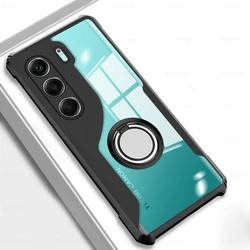 Custodia per telefono in acrilico trasparente antiurto con supporto magnetico - Design universale