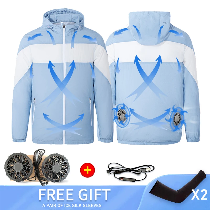 NewSummerCoolingAirConditioningClothingSkinsuitSunProtection