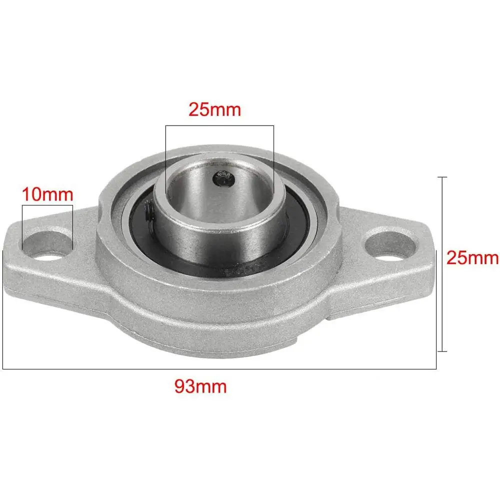 10PCS Zinc Alloy Pillow Block Rhombic Bearings with 12mm Insert Linear Shaft