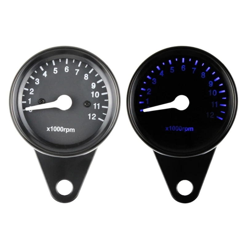 Compteur De Vitesse Moto Numérique LCD - Avec Tachymètre, Compteur Kilométrique, Jauge Température Eau - Pour Dirt Bike, Custom