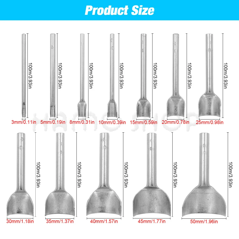Half Round Cutter Punch Leather Craft Tools 1Pc Arc-shaped Punch For Belt Strap DIY