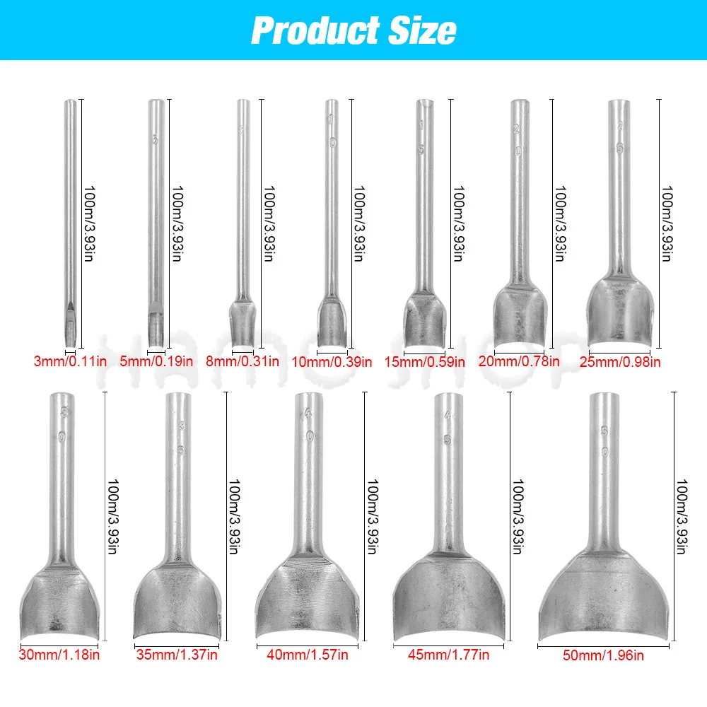 1 szt. Pół okrągły frez dziurkacz skórzany narzędzia rzemieślnicze skórzany ręcznie robiony narzędzia rzemieślnicze dziurkacz w kształcie łuku dla pasek narzędzia skórzane do DIA