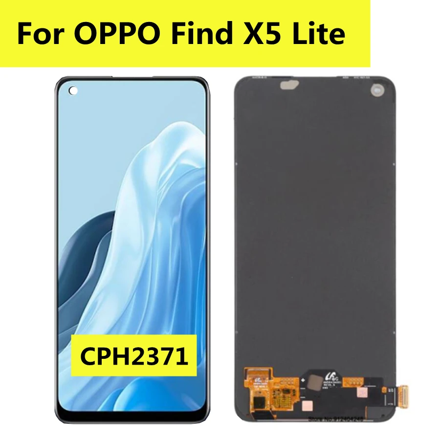 

6.43" AMOLED For Oppo Find X5 Lite LCD Display Touch Screen Replacement Digitizer Assembly For Find X5 lite CPH2371 LCD