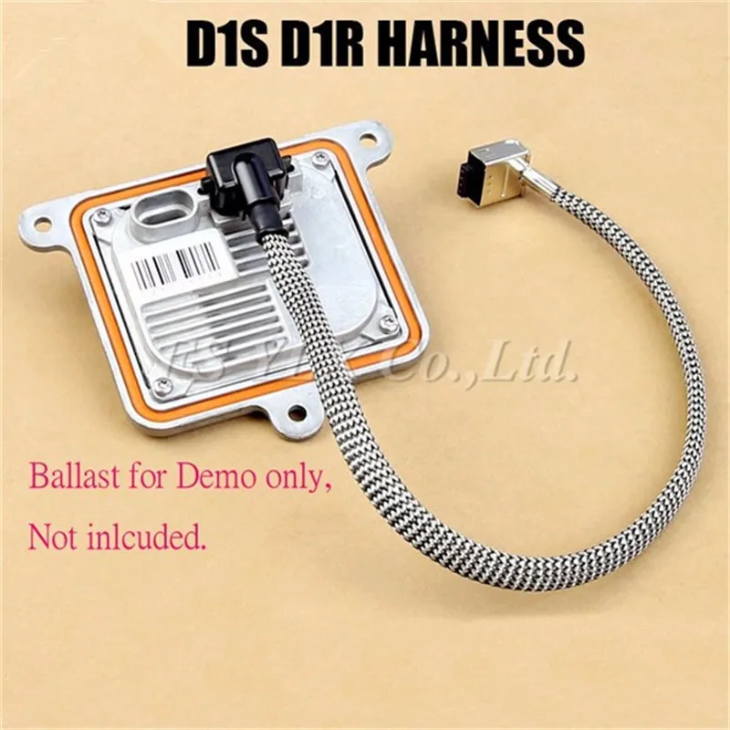 Fsylx 1pc D1s Xenon Hid Wire Adapter Cable Plug Connector 12v D1s/d1r