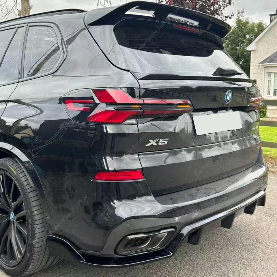 Auto Achterspoilers Auto Achterbumper Chassis voor BMW G05 X5 M Sport 2019 2020 2021 2022 2023, Auto Achterbumper Diffuser Lip Spoiler Auto-Styling Accessoires