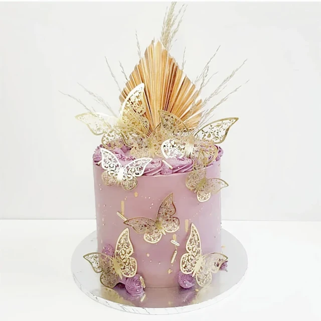 Edible Butterflies Cake Decorations