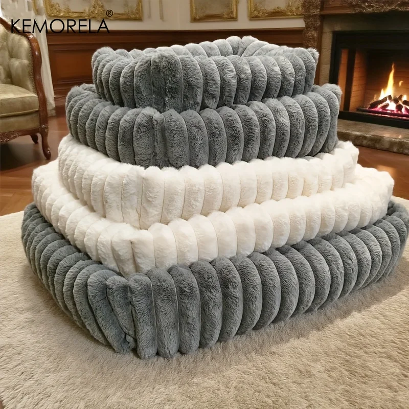 Orthopedic Plush Dog Bed Mattress For Medium And Large Dogs Pet_voghion.com