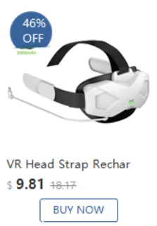 VR Headset Headstrap Washable Stable Adjustable Sponge Headband Belt Gaming Accessories Replacement for Oculus Quest 2